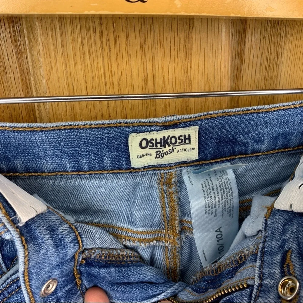 Oshkosh Boys B'gosh Bottoms Oshkosh Jeans - Size 10 10A - Blue Denim - Adj Waist